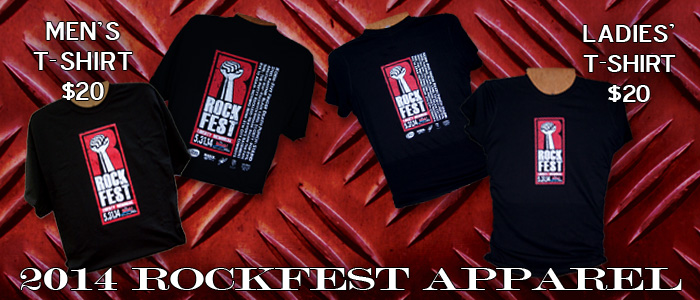 Order Rockfest Merchandise
