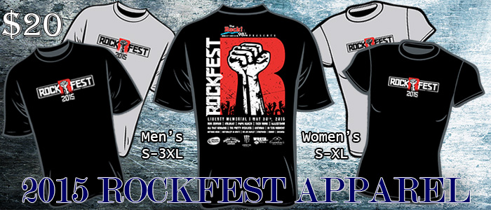2015 Rockfest Apparel